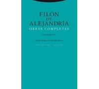 Filon De Alejandria: Obras Completas (vol. Iv)