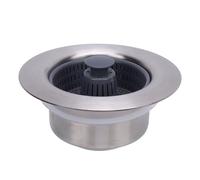 Filón de drenaje de fregadero de cocina 3in1 y tapón de fregadero, piezas de instalación del fregadero de desagüe de la cocina de acero inoxidable con cesta anti -obstrucción