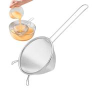 Filón De Malla Fina | 29x13x10cm Tamiz De Cocina De Acero Inoxidable | Tazón De Pendientes De De Arroz | Lavavajador Colador Seguro Para Té, Arroz, Fideos, Frutas, Verduras, Cocción, H