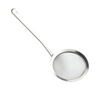 Filón de malla fina - Filster de alimentos de acero inoxidable | Sifter de malla con mango | Filtro de tamizas de cocción de horno multipropósito para quinua huevo de pasta harina café arroz come