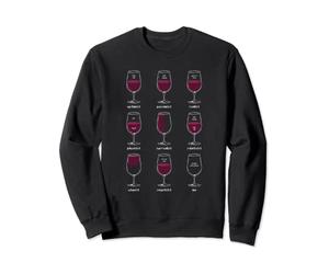 Filosofía Amante Copa de vino tinto Bebedero Lógica filosófica Sudadera