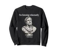 Filosofía Antigua Escuchar a regañadientes Humor Sudadera