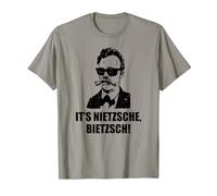 Filosofía de Friedrich Nietzsche Filosofía Alemán Camiseta, Hombre, Pizarra, M