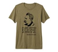 Filosofía de Friedrich Nietzsche Filosofía Alemán Camiseta Premium