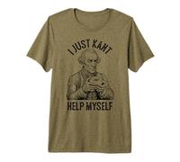 Filosofía Divertida Immanuel Kant Ayudarme a mí Mismo Filósofo Donut Camiseta Premium