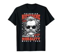Filosofía Divertida Nietzsche Filósofo Moralidad Tour Camiseta gráfica económica