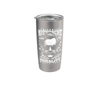 Filosofía divertida Nietzsche Filósofo Moralidad Tour Vaso térmico de acero inoxidable de doble pared