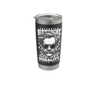 Filosofía divertida Nietzsche Filósofo Moralidad Tour Vaso térmico de acero inoxidable de doble pared