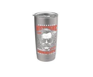 Filosofía divertida Nietzsche Filósofo Moralidad Tour Vaso térmico de acero inoxidable de doble pared