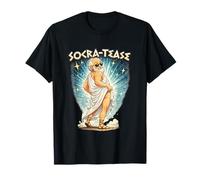 Filosofía Divertida Sócrates se burlan de Socratease Historia Griega Camiseta