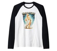 Filosofía Divertida Sócrates se burlan de Socratease Historia Griega Camiseta Manga Raglan