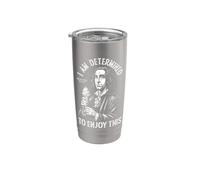 Filosofía Divertida Spinoza Determinismo Filósofo Helado Vaso térmico de acero inoxidable de doble pared