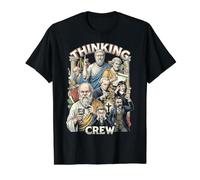 Filosofía Equipo de Pensamiento Filósofo Filósofos Divertidos Camiseta gráfica económica, Hombre, Negro, L