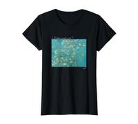 Filosofía ¿Es Mejor Hablar o Morir? y Van Gogh Art Camiseta gráfica económica, Mujer, Negro, XS