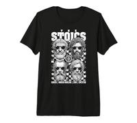 Filosofía estoica Divertida Estoicos Estoicismo Banda Filósofos Camiseta Premium