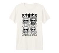 Filosofía estoica Divertida Estoicos Estoicismo Banda Filósofos Camiseta Premium