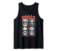 Filosofía estoica divertida Estoicos Estoicismo Banda Filósofos Camiseta sin Mangas