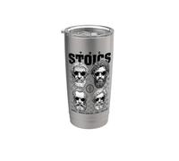 Filosofía estoica divertida Estoicos Estoicismo Banda Filósofos Vaso térmico de acero inoxidable de doble pared