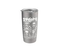Filosofía estoica divertida Estoicos Estoicismo Banda Filósofos Vaso térmico de acero inoxidable de doble pared
