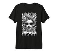 Filosofía estoica Divertida Tour de meditaciones de Marco Aurelio Camiseta Premium