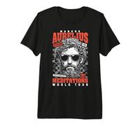Filosofía estoica Divertida Tour de meditaciones de Marco Aurelio Camiseta Premium