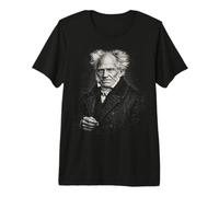 Filosofía existencialista de Schopenhauer Camiseta Premium
