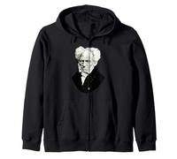 Filosofía existencialista de Schopenhauer Sudadera con Capucha