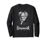 Filosofía existencialista Schopenhauer Death-Metal Manga Larga