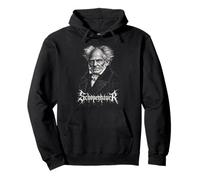 Filosofía existencialista Schopenhauer Death-Metal Sudadera con Capucha