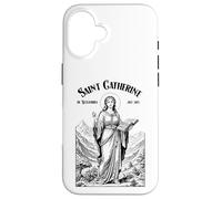 Filosofía Filósofo Patrona Santa Catalina Filósofos Carcasa para iPhone 16