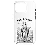 Filosofía Filósofo Patrona Santa Catalina Filósofos Carcasa para iPhone 16 Pro