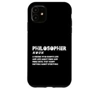 Filósofo Definición Nihilismo Estoicismo Filosofía Carcasa para iPhone 11