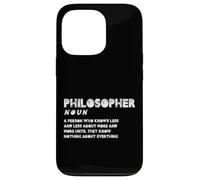 Filósofo Definición Nihilismo Estoicismo Filosofía Carcasa para iPhone 13 Pro