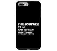Filósofo Definición Nihilismo Estoicismo Filosofía Carcasa para iPhone 7 Plus/8 Plus