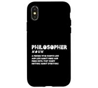 Filósofo Definición Nihilismo Estoicismo Filosofía Carcasa para iPhone X/XS