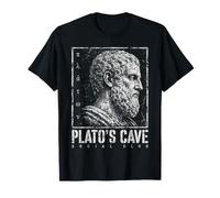 Filósofo del Club Social de la Cueva de Platón Busto Filosofía Griega Camiseta