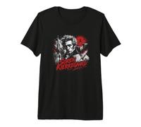 Filósofo existencialista Soren Kierkegaard Camiseta Premium