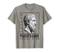 Filósofo Griego del Club Social de la Cueva de Platón Camiseta