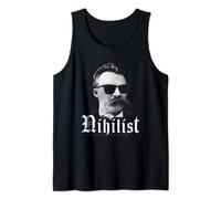 Filósofo Nihilista Nihilismo Filosofía Friedrich Nietzsche Camiseta sin Mangas
