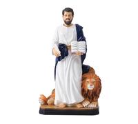 Filósofos y leones vintage estatuas de resina adornos religiosos para amantes del arte y coleccionistas