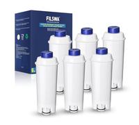 Filswa Filtro de Agua Compatible con Cafeteras De'Longhi ECAM (6) | Compatible con Series Dinamica, Magnifica, ETAM, Autentica, Cappuccino System y varios modelos ESAM, repuesto económico