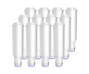 Filswa Filtro de agua para cafetera, repuesto compatible con Krups F088, Nivona cartucho de filtro de agua, Jura, Bosch, Gaggenau, Melitta Barista TS y más cartuchos de filtro de café, (12)