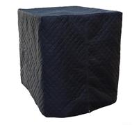 Filteilect 1000L IBC Contenedor Aislamiento Cubierta resistente a la intemperie Escudo de almacenamiento con tela Oxford para protección del tanque de agua de lluvia (negro)