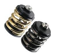 Filteilect Amortiguador trasero plegable para bicicletas, construcción de acero, tamaño de 67 mm, amortiguación efectiva de vibraciones para diversas condiciones de carretera (gris)