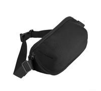 Filteilect Bolsa de altavoz portátil impermeable para JBL Flip 7/6, funda de malla de nailon con correa ajustable, funda de transporte de viaje al aire libre, negro o azul (negro)