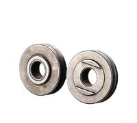 Filteilect Brida de acero al carbono para amoladora angular, placa de presión duradera con herramienta, montaje, resistente al desgaste y tratamiento endurecido a prueba de óxido, 30 x 10 mm (paquete