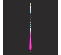 Filteilect Caña de pescar de fibra de carbono de 1,8 m/2,1 m, con diseño portátil de 4 secciones y capacidad de carga de 2500 g (mango recto) (1,8)