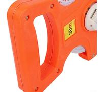 Filteilect Cinta métrica de fibra de vidrio con carrete abierto con escala métrica y en pulgadas para una medición precisa al aire libre, 20/30/50/100 metros, revestimiento de vinilo resistente al