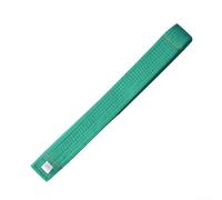 Filteilect Cinturón de karate de judo y taekwondo de 280 cm x 4 cm, poliéster para artes marciales para niños y adultos, uniforme de competición de entrenamiento (verde)