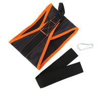 Filteilect Cinturón de tonificación abdominal para entrenamiento de fuerza central, correas antideslizantes con acolchado de neopreno, soporta hasta 300 libras, equipo de entrenamiento portátil ligero
